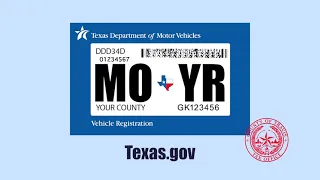 Renew your vehicle registration at Texas.gov