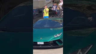 Millionaire giving €100 tip to the Voiturer•supercar Monaco