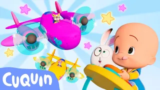 Colorful airplanes! Play with Cuquín and Fantasma and their magic balloons | Educational Video