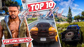 10 Best Graphics Mod To Make GTA 5 Ultra Realistic | Real Life Graphics Mods!