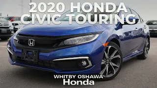 2020 Honda Civic Touring in Aegean Blue Metallic | US7618