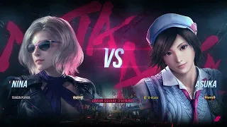 Tekken 8 Nina vs Asuka #tekken8 #gaming #games #tekken