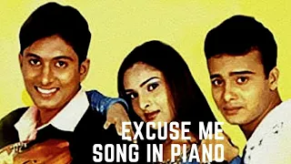 Excuse me song in piano