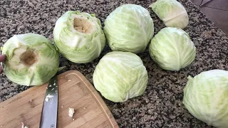 How I pickled my cabbage
