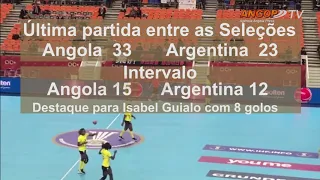 Andebol:Mundial  Angola 15ª classificada