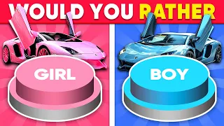 Would You Rather? GIRL or BOY Edition 💙❤️ Daily Quiz