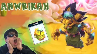 Hatching and Feeding Anwrikah‼️*new mythic monster*(Monster Legends)