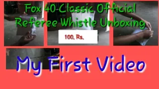 Fox 40 Official Whistle Unboxing And Test Normal Whistle VS Official F-Referee Whistle