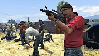 El Rubio's Private Security vs Madrazo Cartel | GTA 5 NPC Wars 80