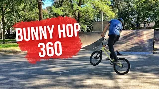 Как я учил BUNNY HOP 360!? Катание на BMX! Трюки и падения!