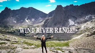 MOST BEAUTIFUL PLACE IN WYOMING? | BACKPACKING the WIND RIVER RANGE | Cirque of the Towers