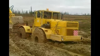 Кировец ЗВЕРЬ! Мощь и Сила Легендарный трактор на бездорожье Tractor Kirovets к-700 и к-701