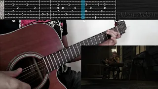 Joel tocando al final - The last of us Part 2 -#314 Joel guitar at the end TAB