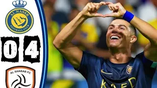 Al Nassr 4-0 Al Shabab _ Ronaldo MVP As Always -- - All Goals _ Highlights 2023 #football #ronaldo