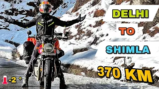 Delhi To Shimla On Continental Gt 650 |Temp -2 degree 🥶|Winter Ride