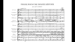 Ravel - Pavane pour une infante défunte (orchestral score)