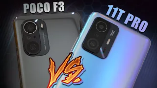 XIAOMI 11T PRO VS POCO F3! QUEM LEVA A MELHOR? QUAL VALE MAIS A PENA EM 2023?