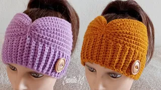 DIADEMA, GORRO COLETERO A CROCHET TODAS LAS TALLAS.