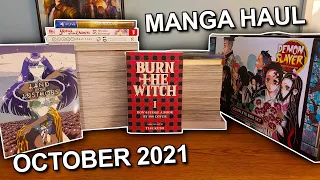 Manga Haul - October 2021 // Unboxing Manga, Games and More