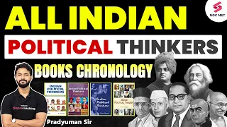 UGC NET Political Science | All India Political Thinkers Book Chronology | Pradyumn Sir #thinkers