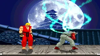 SHIN AKUMA VS SHIN KEN! THE MOST EXCITING FIGHT EVER!