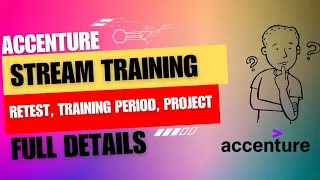 Accenture Stream Training Details | Training Period, Results, Retest, Project Complete Full Details