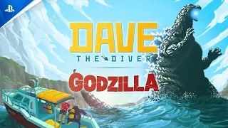 Dave The Diver | Godzilla Content Pack Launch Trailer | PS5, PS4