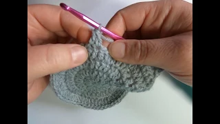 How to Make a Standing Double Crochet 2 Together (US) - Right Handed