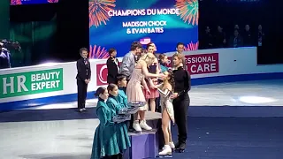 Ice Dance World Figure Skating Championships 2024 Medal Ceremony Montreal