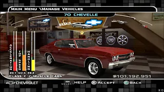 Midnight Club 3 Customization Chevrolet Chevelle 1970