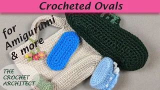 #13 - Crocheting an Oval (working in both sides of foundation chain)