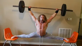 Man Does Insane Splits With Weights | The Best of People Are Awesome!