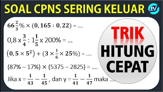 TRIK Hitung Cepat Soal CPNS Sering Keluar (Pecahan, Desimal, Persen) - TIU CPNS 2021