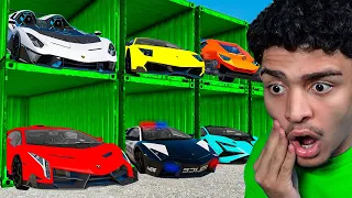 ABRINDO CONTAINERS BILIONÁRIOS DA LAMBORGHINI NO GTA 5