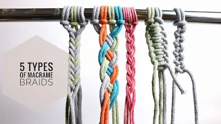 5 Types Of Macrame Braids