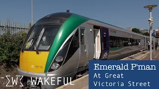 Irish Rail 22000 'Emerald Pullman' at Great Victoria Street (14/08/20) w/ @belfasttrainspotting1686