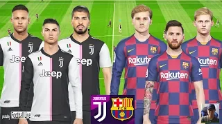 NEYMAR, SUAREZ going to C.RONALDO (Juventus) | Juventus vs Barcelona Experiment | PES 2019