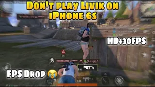 iPhone 6s PUBG Test in 2023 | Don't Play Livik on iPhone 6s😭| 2GB RAM 4.7 inch MAX | iphone 6s bgmi