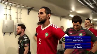 MOROCCO VS ARGENTINA 2019 | Full Match | All Goals HD | PES 2019 Gameplay PC