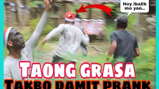 Taong Grasa Takbo Damit Prank | Sulit Yong Habol Ni Kuya Akala Niya Totoo Na.