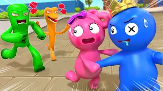 New Rainbow Friends Animation | PINK GETS A FAN CLUB? BLUE Don't Leave Me Alone | Rainbow Friends SM