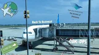 Review Economy class Garuda Indonesia Boeing 777-300ER! | Jakarta - Bali (Ga408)