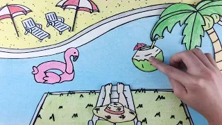 summer vacation stop motion :: selfacoustic