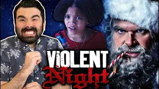 VIOLENT NIGHT IS INSANE AND I LOVE IT!! Violent Night Movie Reaction First Time Watching!
