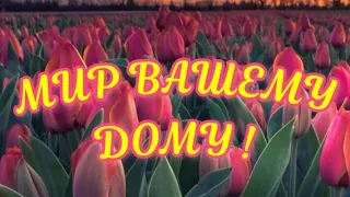 Мир вашему дому ! Peace to  your Home ! Красивая музыкальная открытка для души...