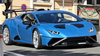 BEST OF SUPERCARS MONACO WINTER CARSPOTTING 2024 #billionaire #luxury