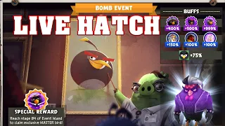 Angry birds evolution Master Bomb Classic event | Live Stream Hatch and Event Battles