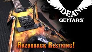 Dean Dime Razorback Restring!