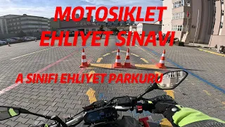 A Sınıfı Ehliyet İçin Sınav Parkuru Detayları ve İpuçları! (Motosiklet ehliyeti)