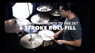 6 Stroke Roll Fill- Applying Rudiments On The Drums #3- Drum Lesson With Eric Fisher